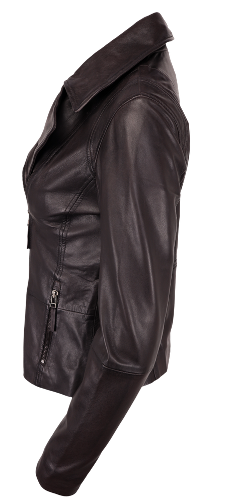 Damen-Lederjacke Sally, Braun in 4 Farben, Bild 2
