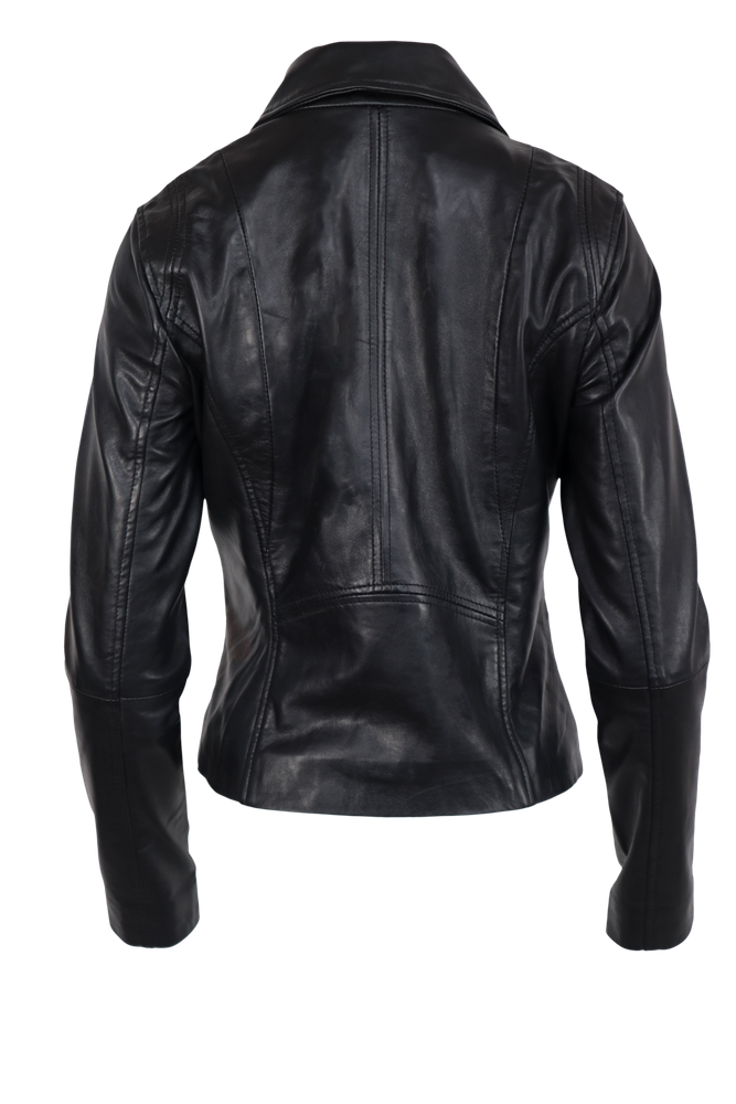 Damen-Lederjacke Sally, Schwarz in 4 Farben, Bild 3