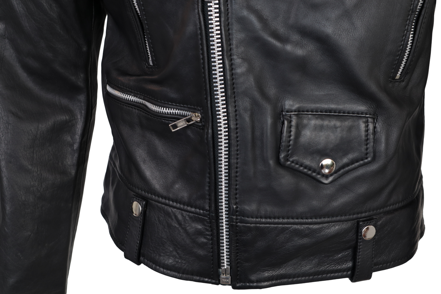 Men's leather jacket Short JKT in 6 sizes, Bild 4