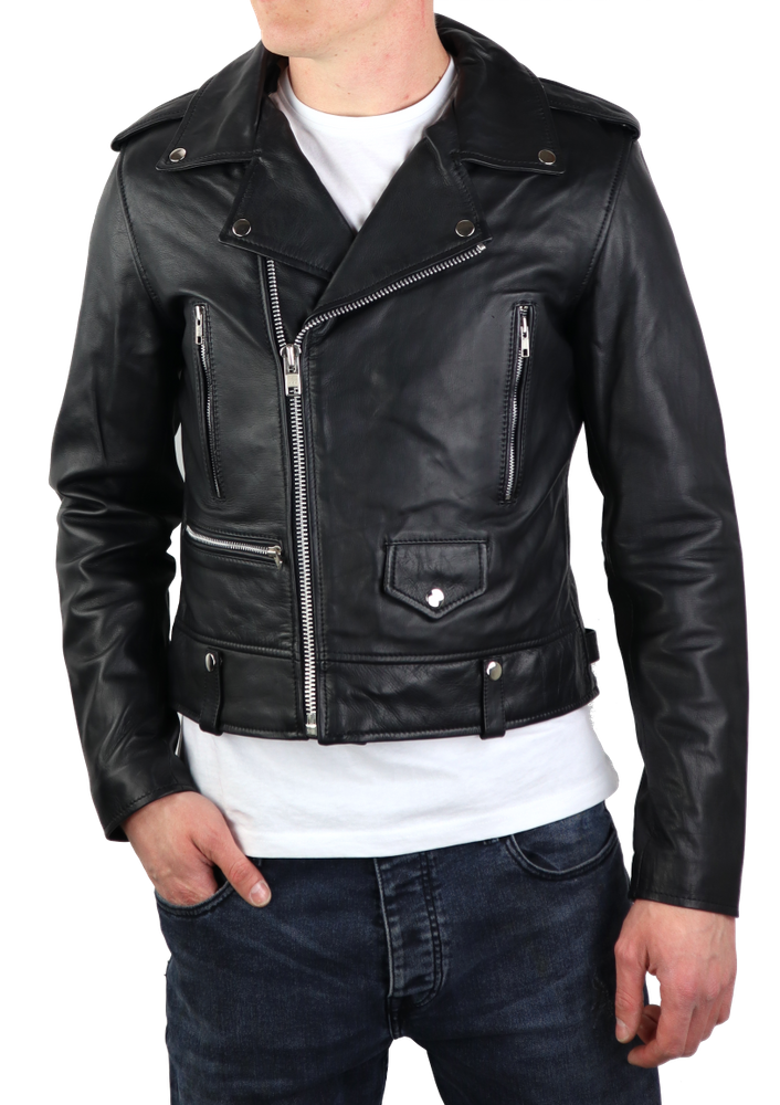 Men's leather jacket Short JKT in 6 sizes, Bild 6