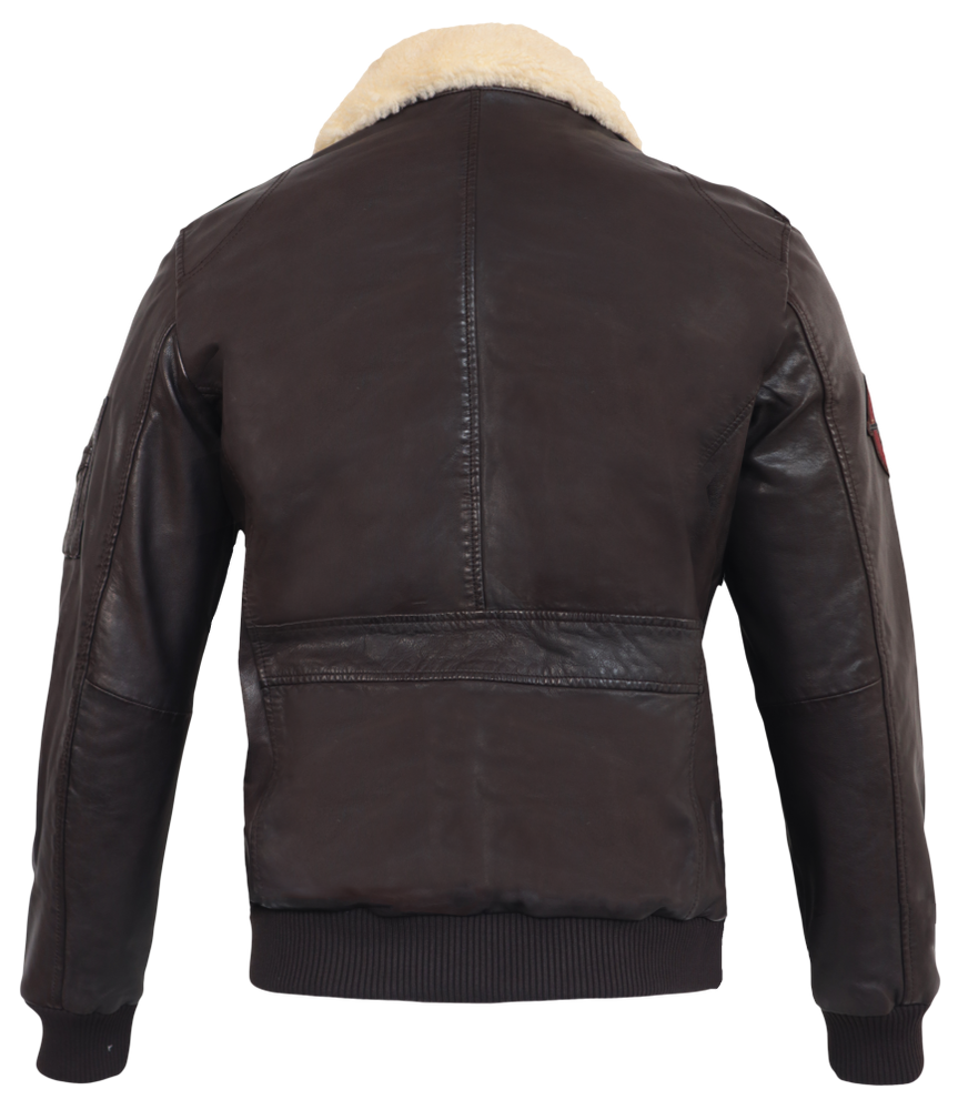 Herren-Lederjacke TG-1011, Braun in 2 Farben, Bild 4