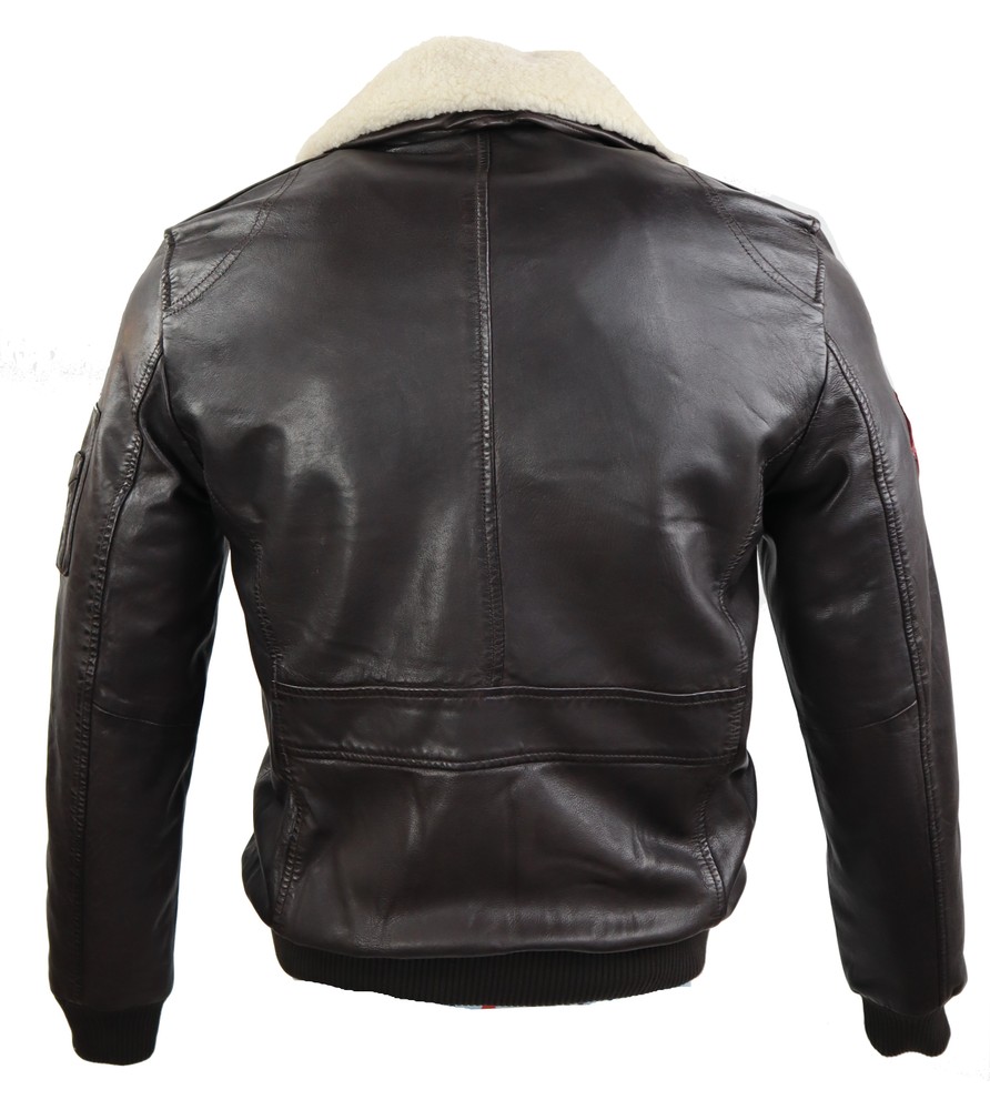 Herren-Lederjacke TG-1011, Braun in 2 Farben, Bild 4
