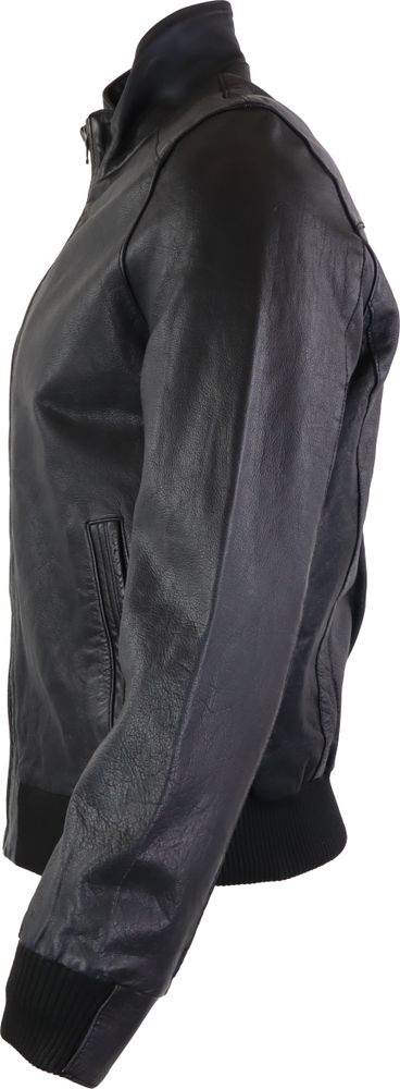 Herren-Lederjacke Tito Buff, Schwarz in 3 Farben, Bild 2