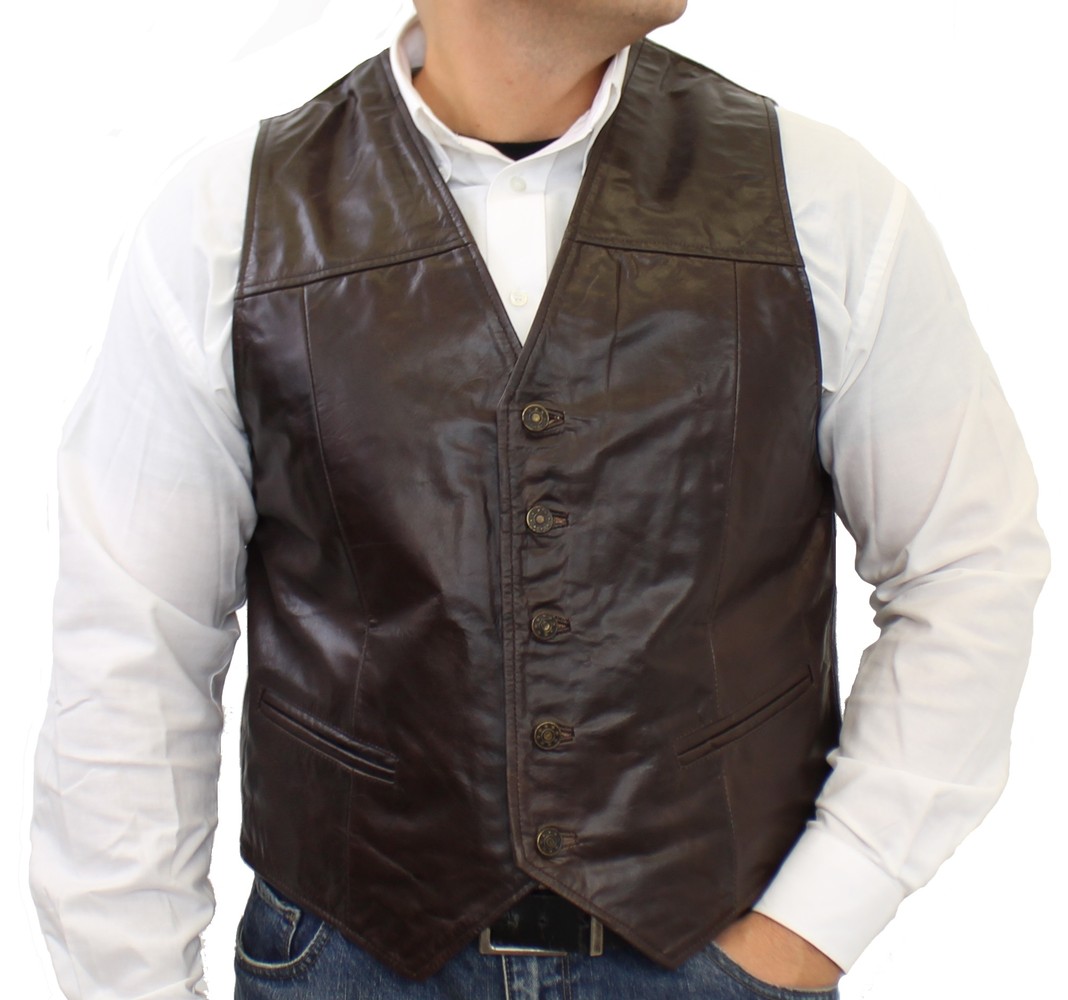 Vest 315, Brown (smooth leather) in 3 colors, Bild 3