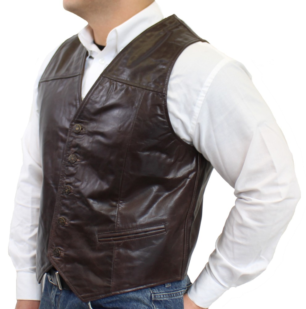 Vest 315, Brown (smooth leather) in 3 colors, Bild 4