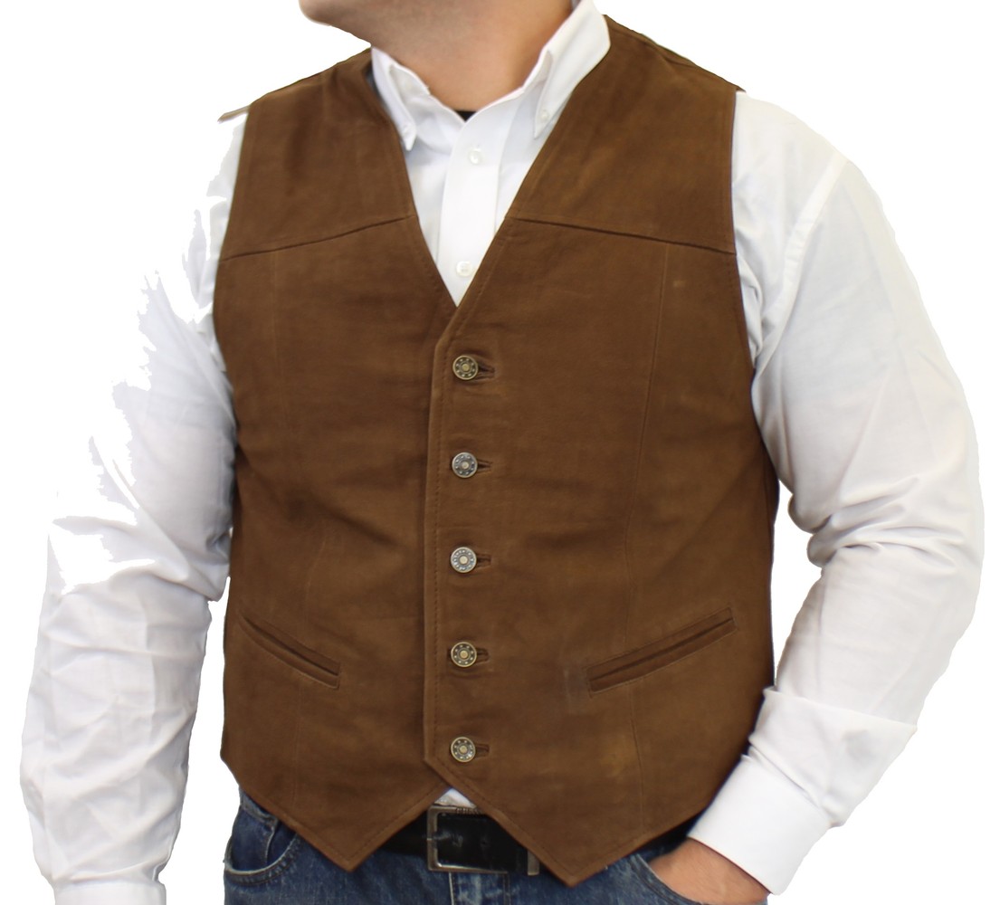 Vest 315, Brown (suede) in 3 colors, Bild 3