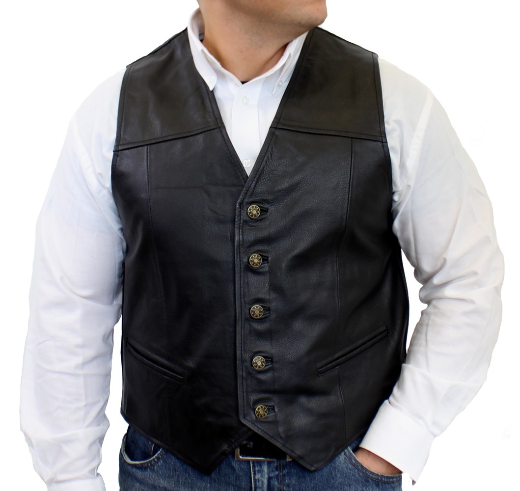 Vest 315, Black (smooth leather) in 3 colors, Bild 3