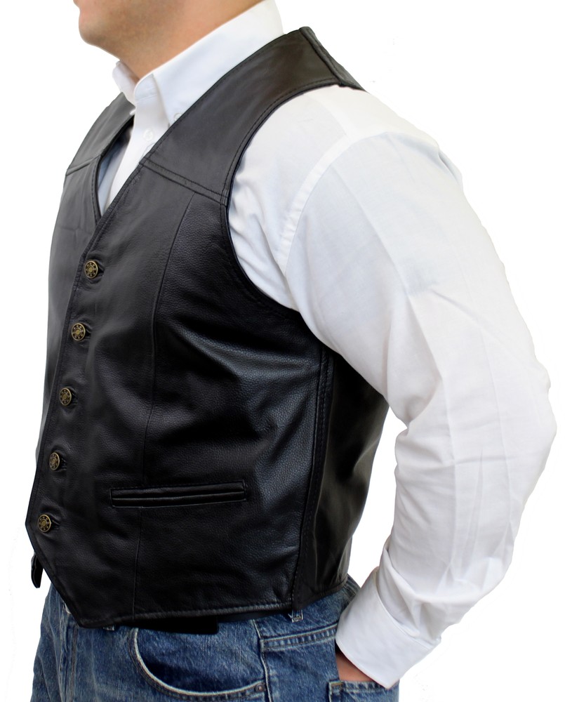 Vest 315, Black (smooth leather) in 3 colors, Bild 5